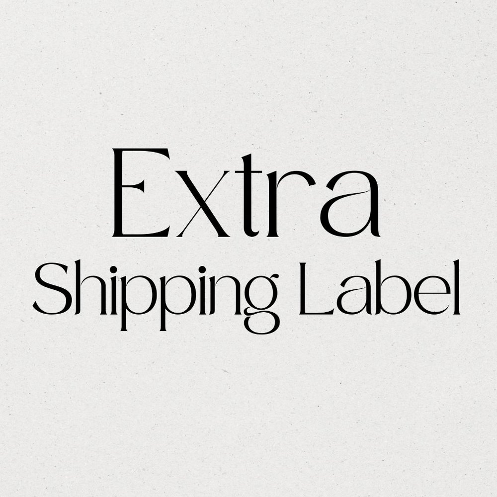Extra Shipping Label